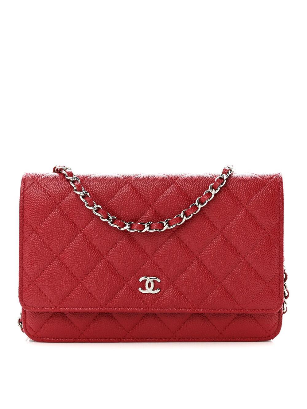 Chanel Caviar Quilted Wallet On Chain #327192C30B